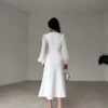 MERTON Dress White